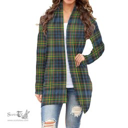 Scottish MacLellan Ancient Clan Tartan Womens Cardigan Long Sleeve