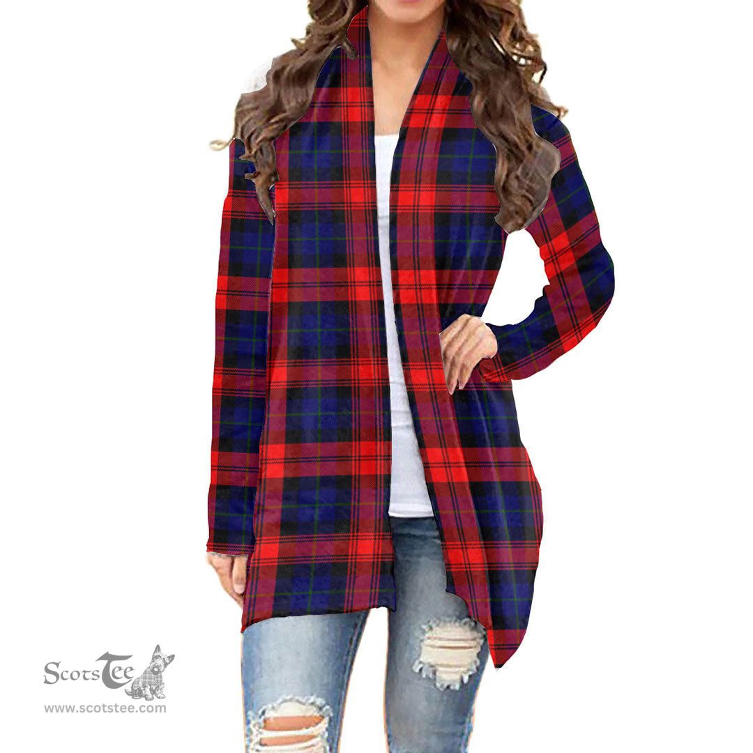 Scottish MacLachlan Modern Clan Tartan Womens Cardigan Long Sleeve