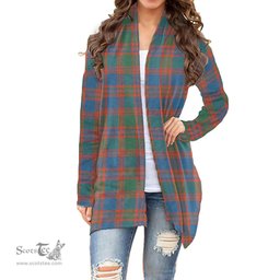 Scottish MacIntyre Ancient Clan Tartan Womens Cardigan Long Sleeve