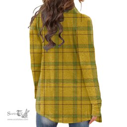 Scottish Houston Clan Tartan Womens Cardigan Long Sleeve