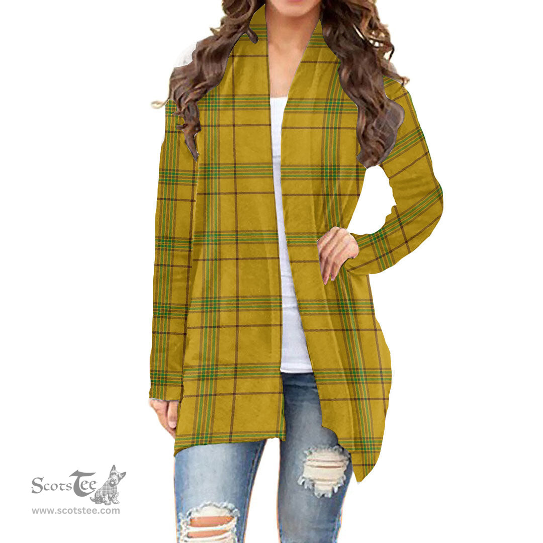 Scottish Houston Clan Tartan Womens Cardigan Long Sleeve
