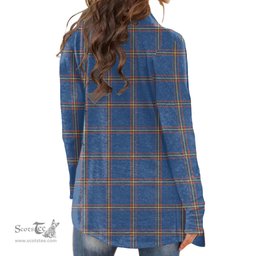Scottish MacLaine of Loch Buie Hunting Ancient Clan Tartan Womens Cardigan Long Sleeve