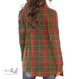 Scottish Hay Ancient Clan Tartan Womens Cardigan Long Sleeve