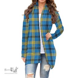 Scottish Laing Clan Tartan Womens Cardigan Long Sleeve