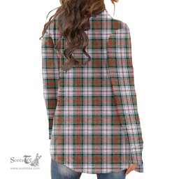 Scottish MacDuff Dress Ancient Clan Tartan Crest Womens Cardigan Long Sleeve