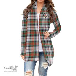 Scottish MacDuff Dress Ancient Clan Tartan Crest Womens Cardigan Long Sleeve