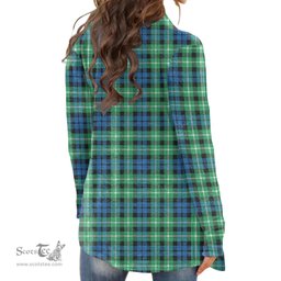 Scottish Graham of Montrose Ancient Clan Tartan Womens Cardigan Long Sleeve