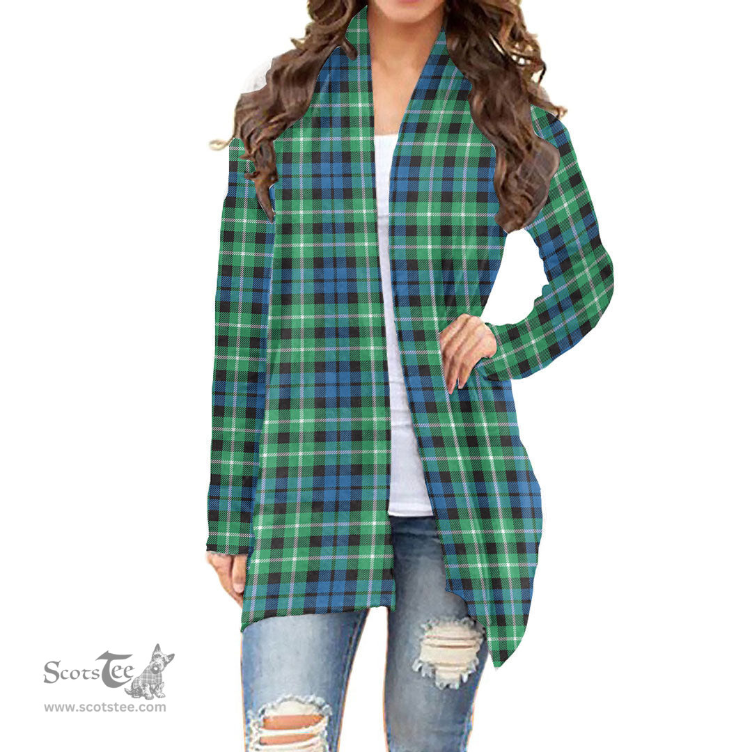 Scottish Graham of Montrose Ancient Clan Tartan Womens Cardigan Long Sleeve