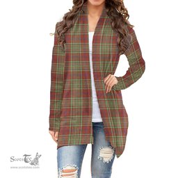Scottish MacGillivray Hunting Ancient Clan Tartan Womens Cardigan Long Sleeve