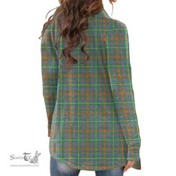 Scottish MacKintosh Hunting Ancient Clan Tartan Womens Cardigan Long Sleeve
