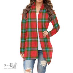 Scottish MacLaine of Loch Buie Clan Tartan Womens Cardigan Long Sleeve