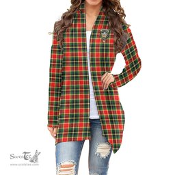 Scottish MacLachlan Hunting Modern Clan Tartan Crest Womens Cardigan Long Sleeve