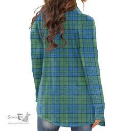 Scottish Lockhart Clan Tartan Womens Cardigan Long Sleeve