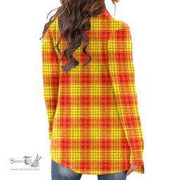 Scottish MacMillan Clan Clan Tartan Womens Cardigan Long Sleeve