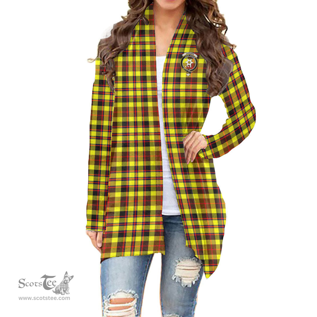 Scottish Jardine Clan Tartan Crest Womens Cardigan Long Sleeve