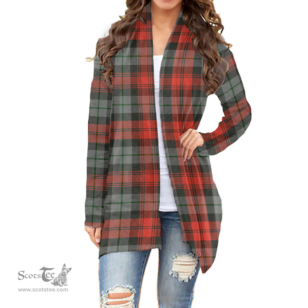 Scottish MacLachlan Weathered Clan Tartan Womens Cardigan Long Sleeve