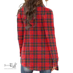 Scottish MacGillivray Modern Clan Tartan Womens Cardigan Long Sleeve