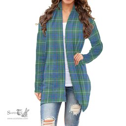 Scottish MacIntyre Hunting Ancient Clan Tartan Womens Cardigan Long Sleeve