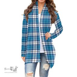 Scottish Roberton Clan Tartan Womens Cardigan Long Sleeve