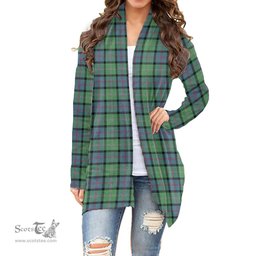 Scottish MacThomas Ancient Clan Tartan Womens Cardigan Long Sleeve