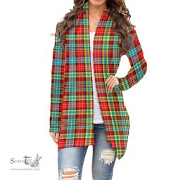 Scottish Ogilvie Clan Tartan Womens Cardigan Long Sleeve