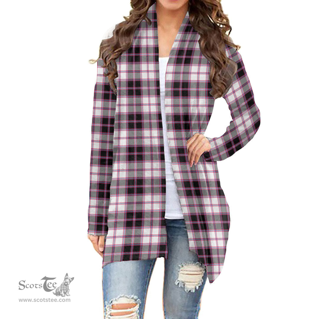 Scottish MacPherson Hunting Modern Clan Tartan Womens Cardigan Long Sleeve