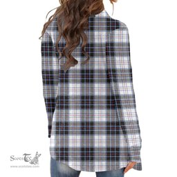 Scottish MacRae Dress Modern Clan Tartan Womens Cardigan Long Sleeve