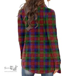 Scottish Tennant Clan Tartan Womens Cardigan Long Sleeve