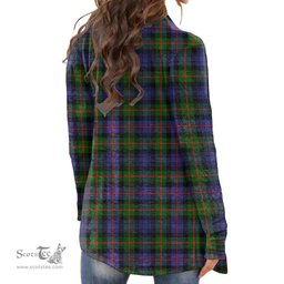 Scottish Murray of Atholl Modern Clan Tartan Womens Cardigan Long Sleeve