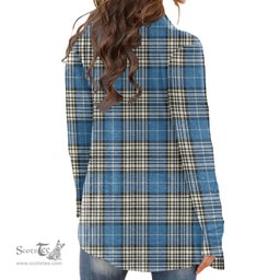 Scottish Napier Ancient Clan Tartan Womens Cardigan Long Sleeve