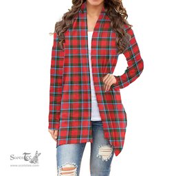 Scottish Sinclair Modern Clan Tartan Womens Cardigan Long Sleeve
