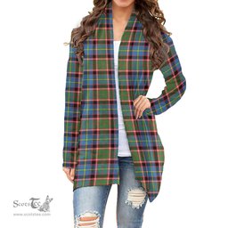 Scottish Stirling & Bannockburn District Clan Tartan Womens Cardigan Long Sleeve