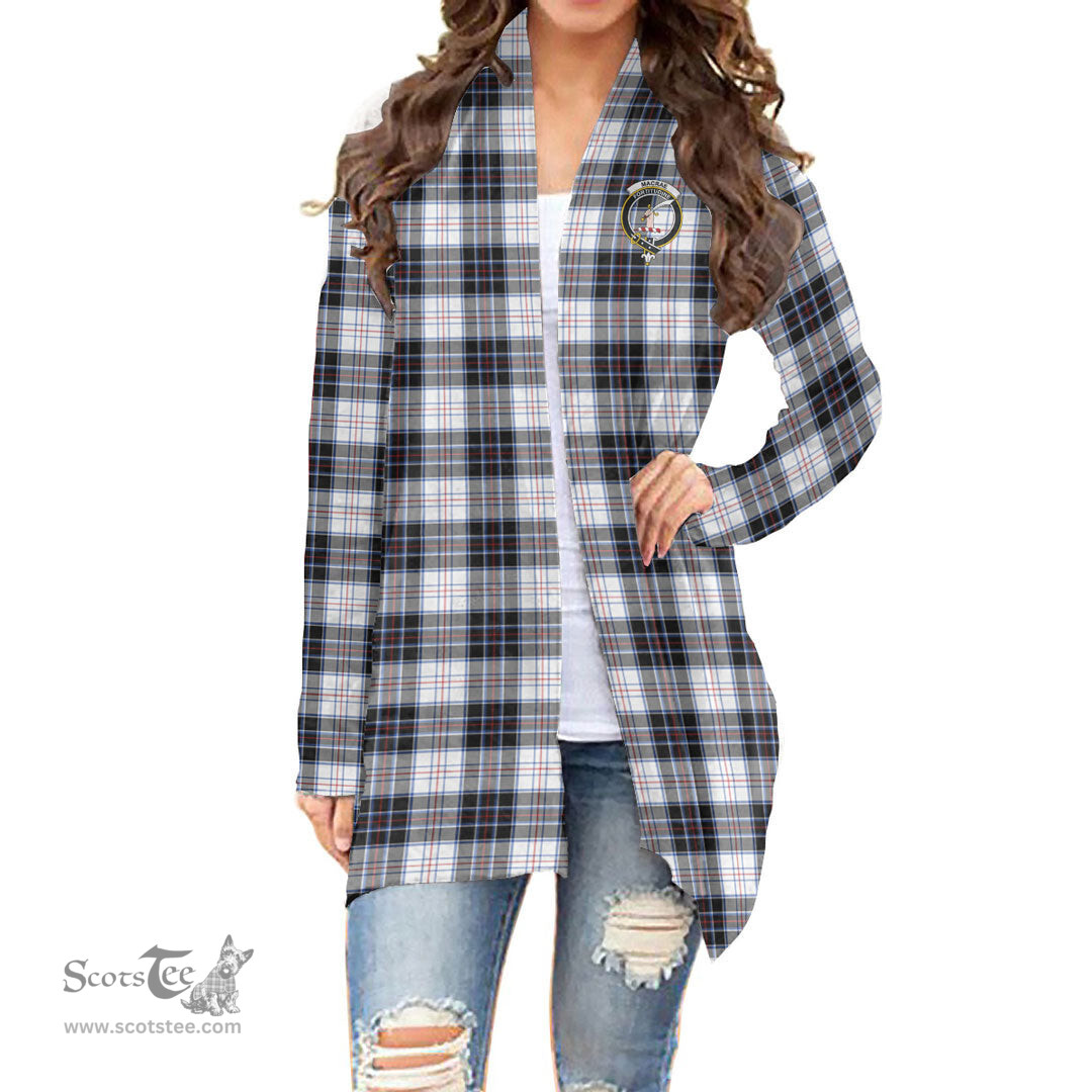 Scottish MacRae Dress Modern Clan Tartan Crest Womens Cardigan Long Sleeve