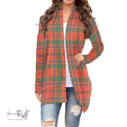 Scottish Munro Ancient Clan Tartan Womens Cardigan Long Sleeve