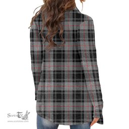 Scottish Moffat Modern Clan Tartan Womens Cardigan Long Sleeve