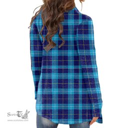 Scottish McKerrell Clan Tartan Crest Womens Cardigan Long Sleeve