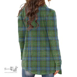 Scottish MacMillan Hunting Ancient Clan Tartan Womens Cardigan Long Sleeve
