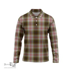 Scottish Anderson Dress Tartan Long Sleeve Plaid Polo Shirt