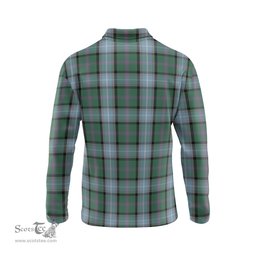 Scottish Alexander of Menstry Hunting Tartan Long Sleeve Plaid Polo Shirt