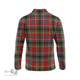 Scottish Anderson of Arbrake Clan Crest Tartan Polo Long Sleeve Plaid Polo Shirt