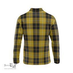 Scottish Barclay Dress Clan Crest Tartan Polo Long Sleeve Plaid Polo Shirt