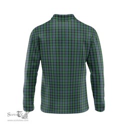 Scottish Arbuthnot Tartan Long Sleeve Plaid Polo Shirt