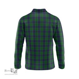 Scottish Austin Tartan Long Sleeve Plaid Polo Shirt