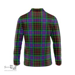 Scottish Brodie Hunting Modern Clan Crest Tartan Polo Long Sleeve Plaid Polo Shirt