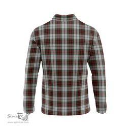 Scottish Fraser Dress Tartan Long Sleeve Plaid Polo Shirt
