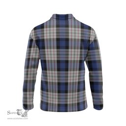 Scottish Ferguson Dress Clan Crest Tartan Polo Long Sleeve Plaid Polo Shirt