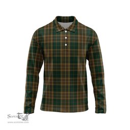 Scottish Fitzsimmons Tartan Long Sleeve Plaid Polo Shirt