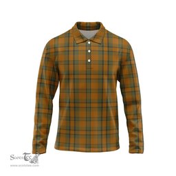 Scottish Donachie of Brockloch Ancient Hunting Tartan Long Sleeve Plaid Polo Shirt