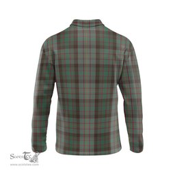 Scottish Cochrane Hunting Clan Crest Tartan Polo Long Sleeve Plaid Polo Shirt