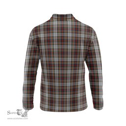 Scottish Douglas Ancient Dress Tartan Long Sleeve Plaid Polo Shirt